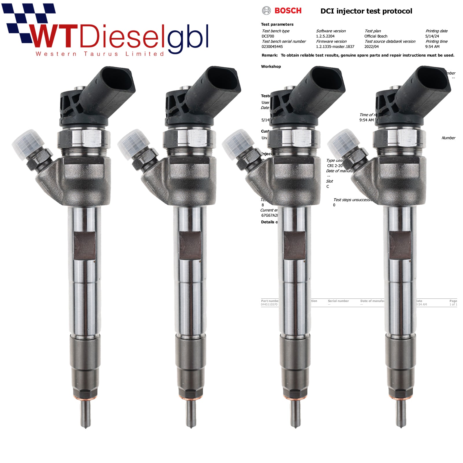 X4 Bosch 0445110712 13538514148 |BMW 1 2 3 4 X3 X4| Diesel Injector
