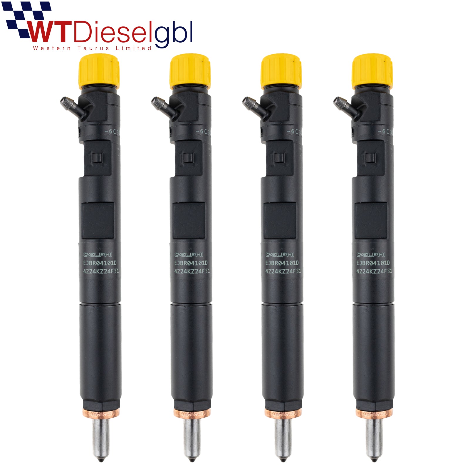 X4 Delphi EJBR04101D |1.5dCi| Renault Clio Megane Scenic Kangoo Injector