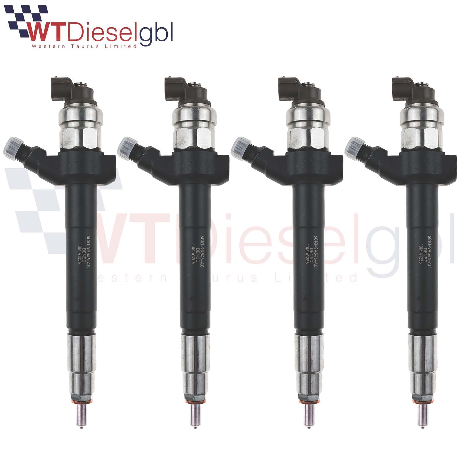 X4 6C1Q-9K546-AC INJECTEUR DE CARBURANT DENSO CITROEN FORD PEUGEOT 2.2 Hdi