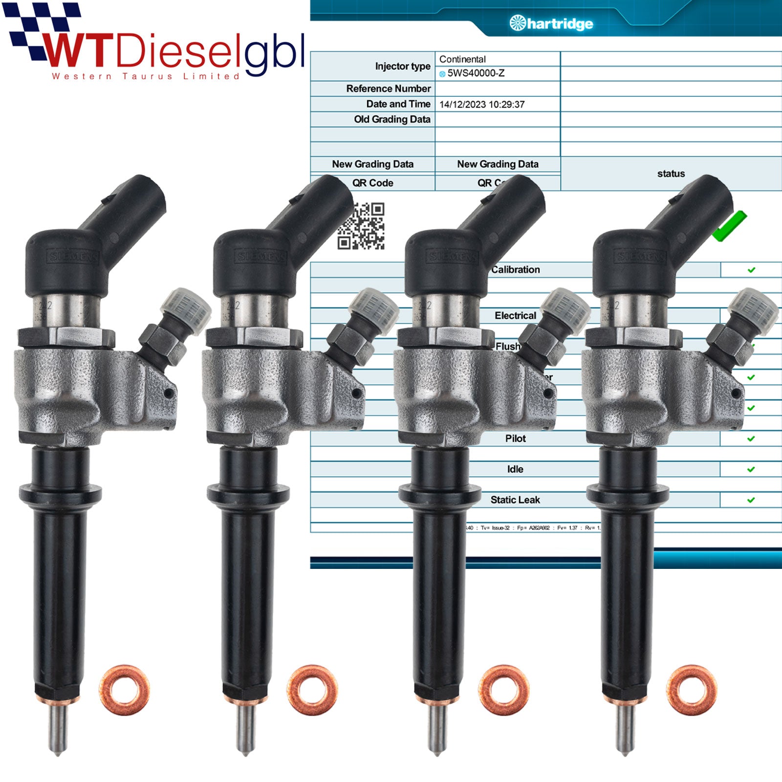 X4 Siemens 9652173780 1980Y0 | 2.0 HDi | Peugeot Citroën Fuel Injector