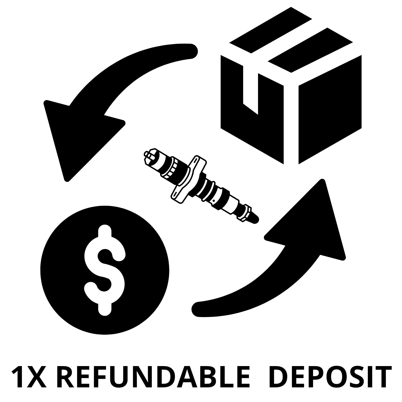 1X REFUNDABLE DEPOSIT