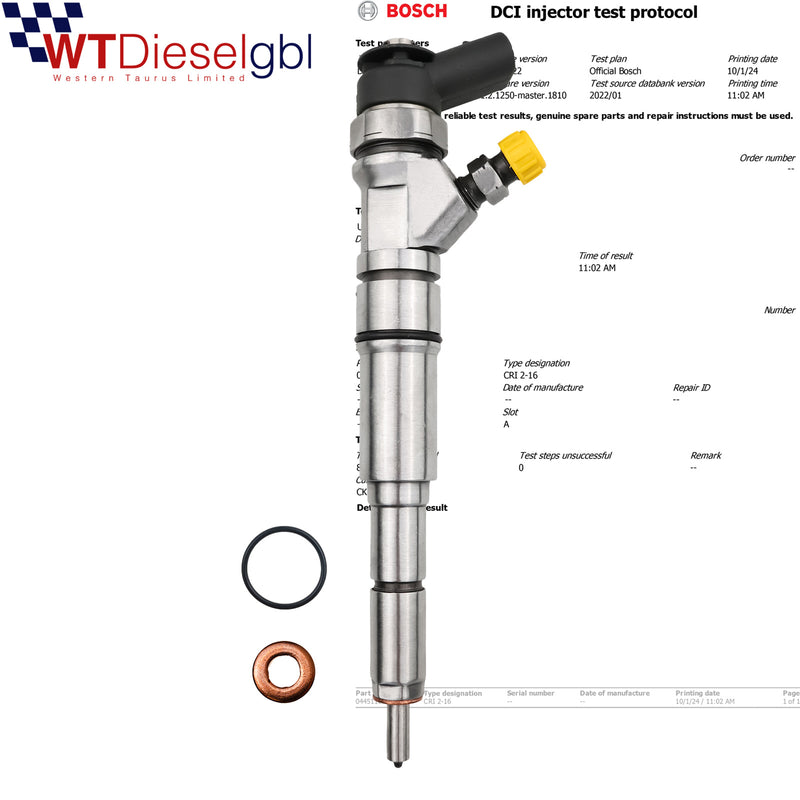 Bosch 0445110219 Diesel Injector | BMW 535D E60 E61 | 13 53 7 792 096