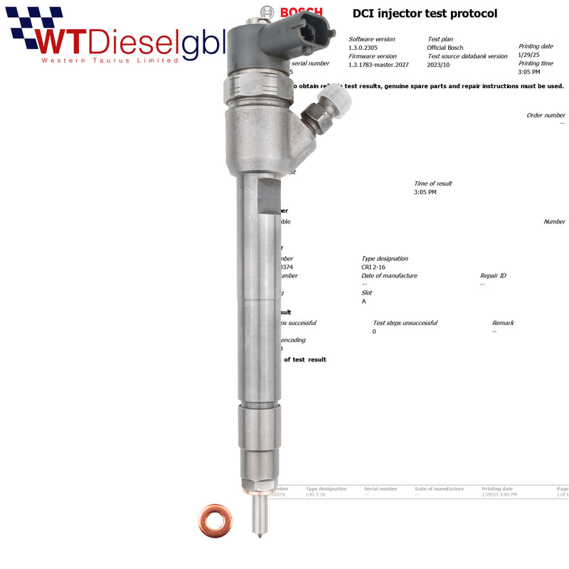 0445110374 BOSCH DIESEL FUEL INJECTOR SANTA HYUNDAIKIA SORENTO 2.0 CRDI 338002F300