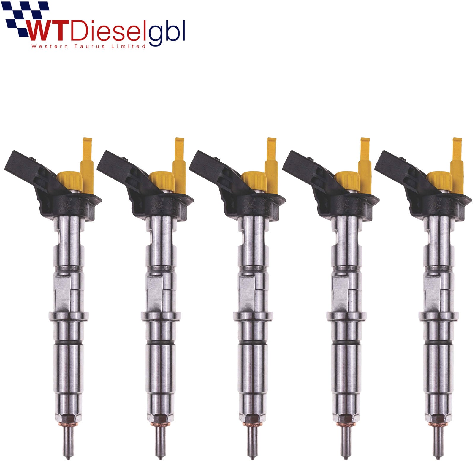 X5 Bosch 0445115029 Diesel Fuel Injector VW Crafter  | 2.5 TDI | 0445115028