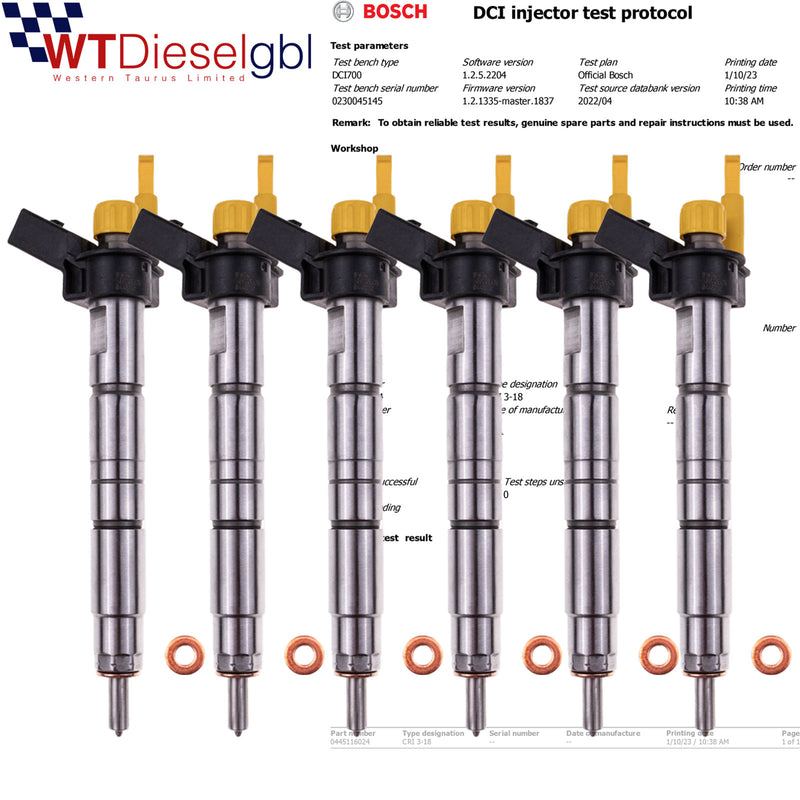 X6 Bosch 0445116024 13537805428 | BMW Series 1 3 5 7 X5 X6 Injector