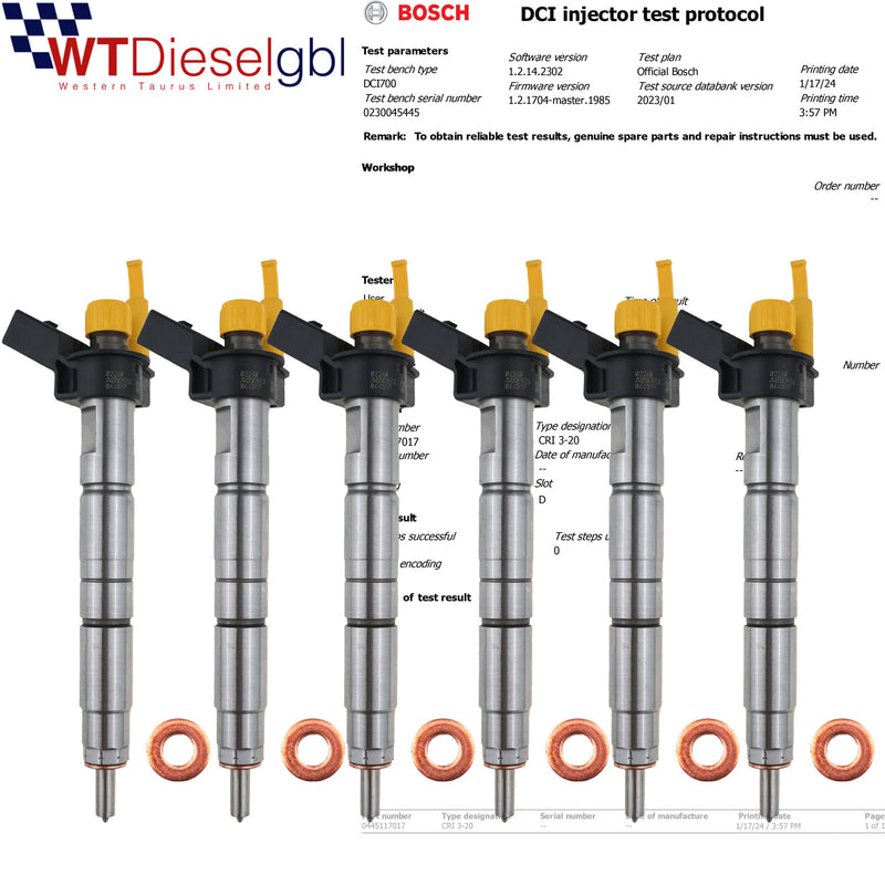 X6 Bosch 0445117017 13537805430 | BMW 1 5 7 X1 X5 X6 Injector