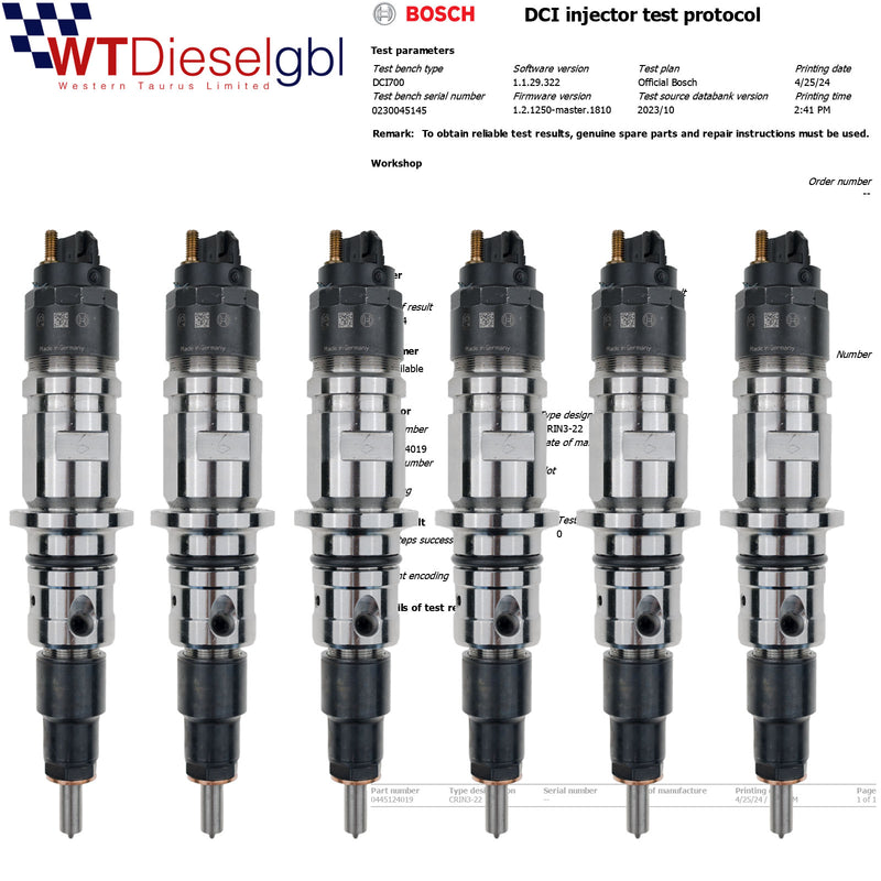 X6 0445124019 5289266 | QSB 6.7L 4.5L | Cummins Fuel Injector