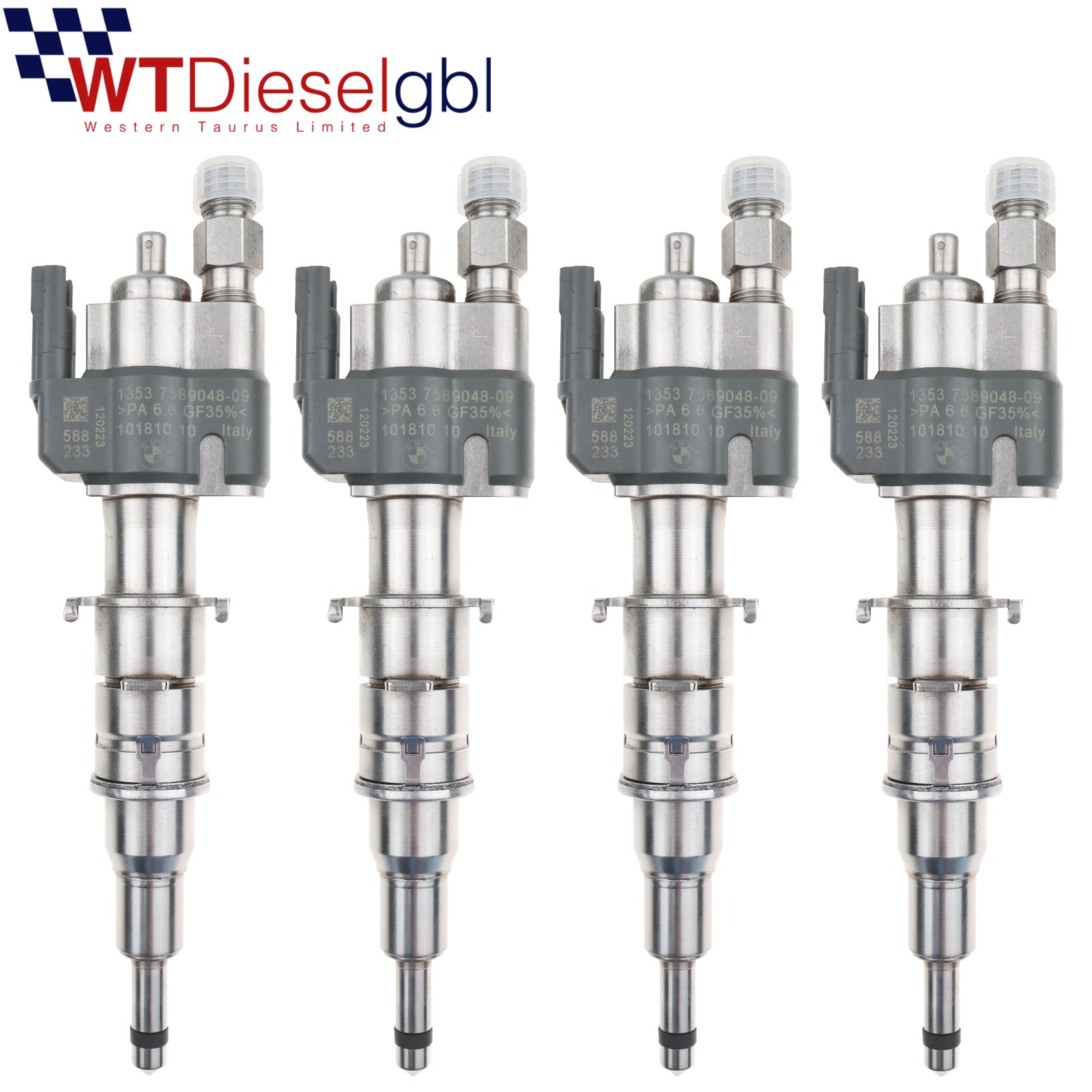 X4 BMW 13537589048-09 13537584681 |2.0/3.0L| 1 E81 E87 E90 5 Fuel Injector