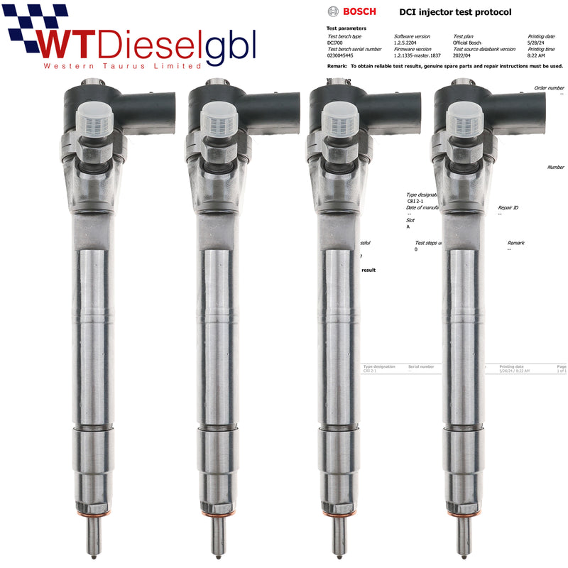 X4 Bosch 0445110055 A6110701187 | 200 CDI | Mercedes Fuel Injector