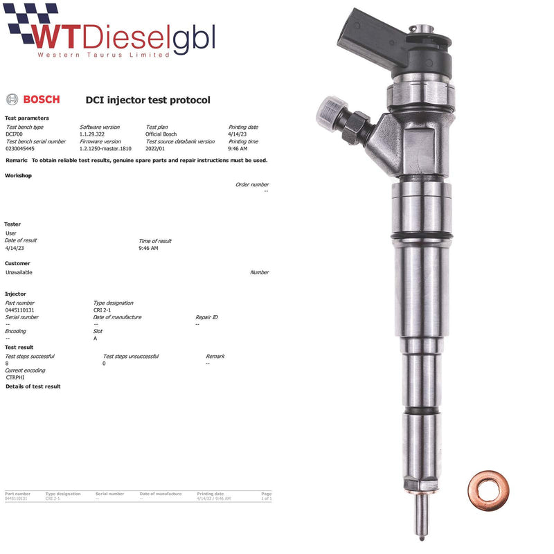 X4 BMW Injector Diesel E46 320d |1995-2993cc| Bosch 0445110131