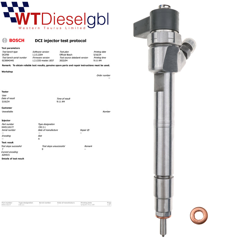 X4 Bosch 0445110177 Injecteur Classe S Classe E Classe C | Mercedes-Benz