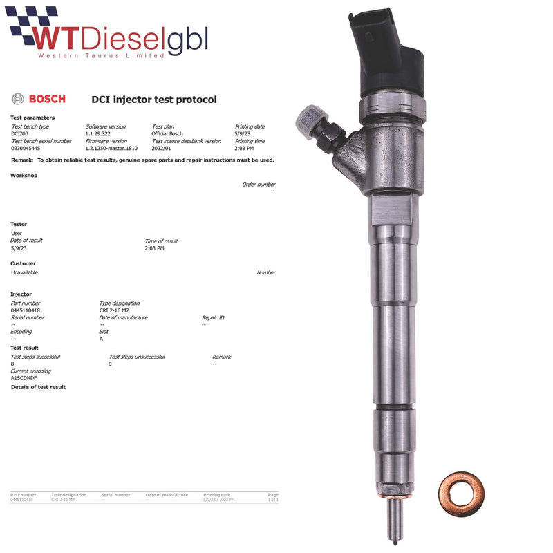 Bosch 0445110418 0986435212 |2.3 D| Fiat Citroen Peugeot Injector