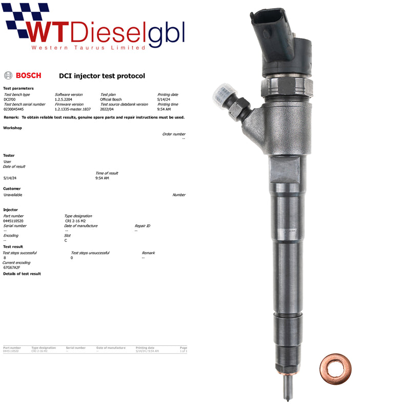 Bosch 0445110520 504389548 | Inyector diésel Fiat IVECO