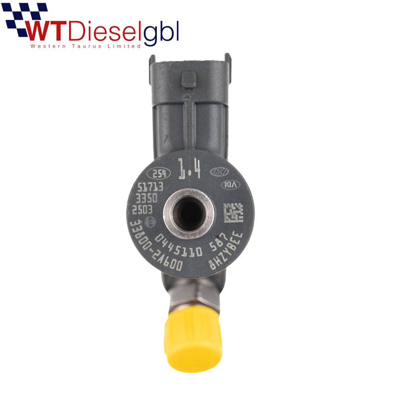 X4 Bosch 0445110587 33800-2A600 | 1.4 CRDI | Hyundai Kia Injector