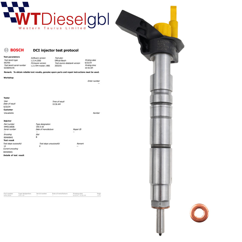 Bosch 0445116026 A6420701187 | 3.0CDI | Injecteur Mercedes-Benz