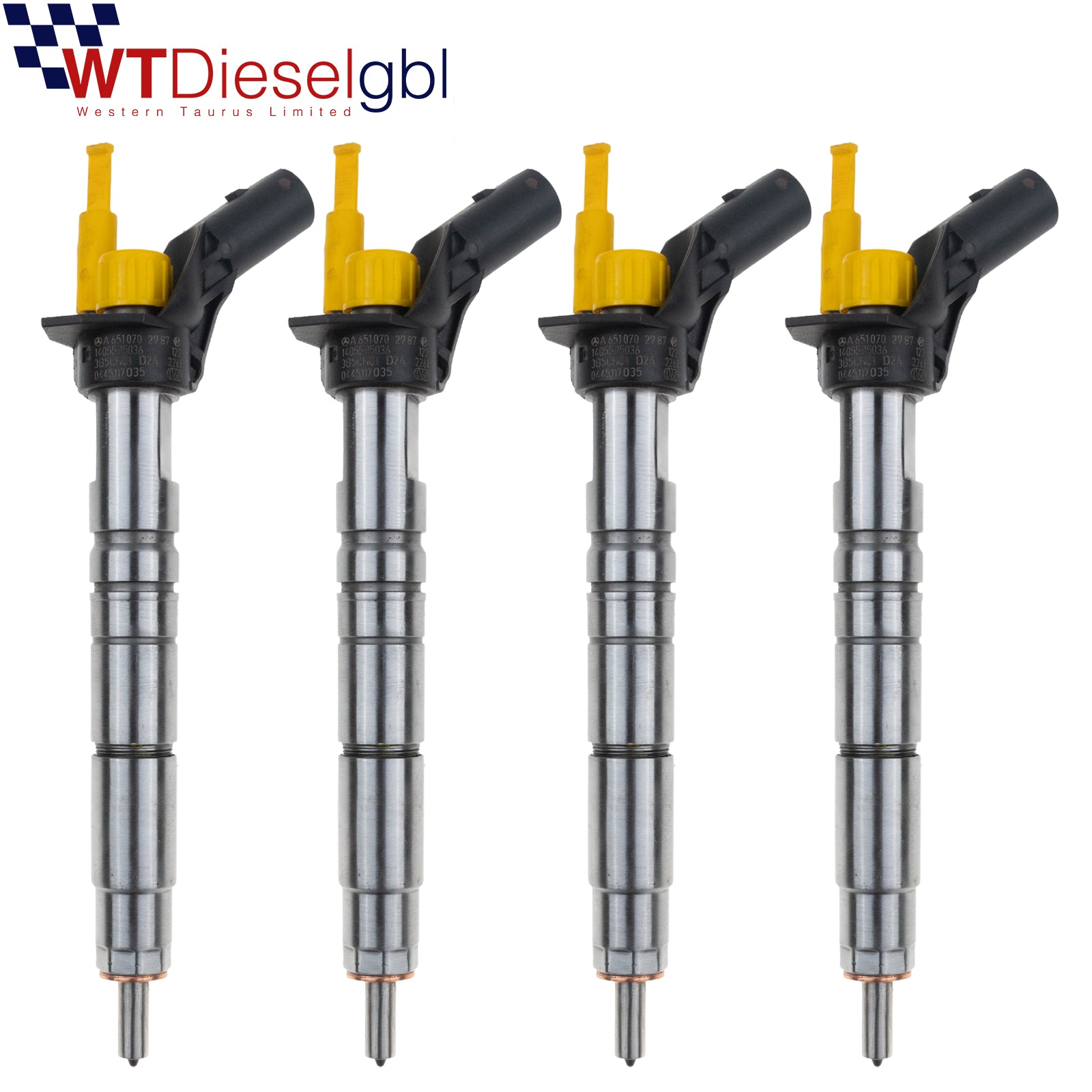 X4 Bosch 0445117035 A 220 |CDI| Mercedes A-Class C-Class CLA GLA Injector