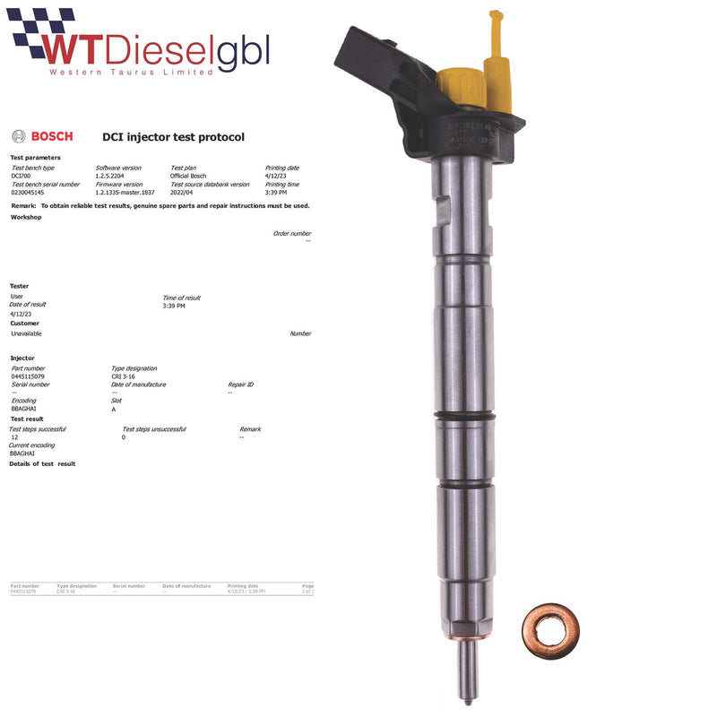 Bosch 0445115079 0445115037 |3.0 TDI| Audi VW Touareg Phaeton Injector