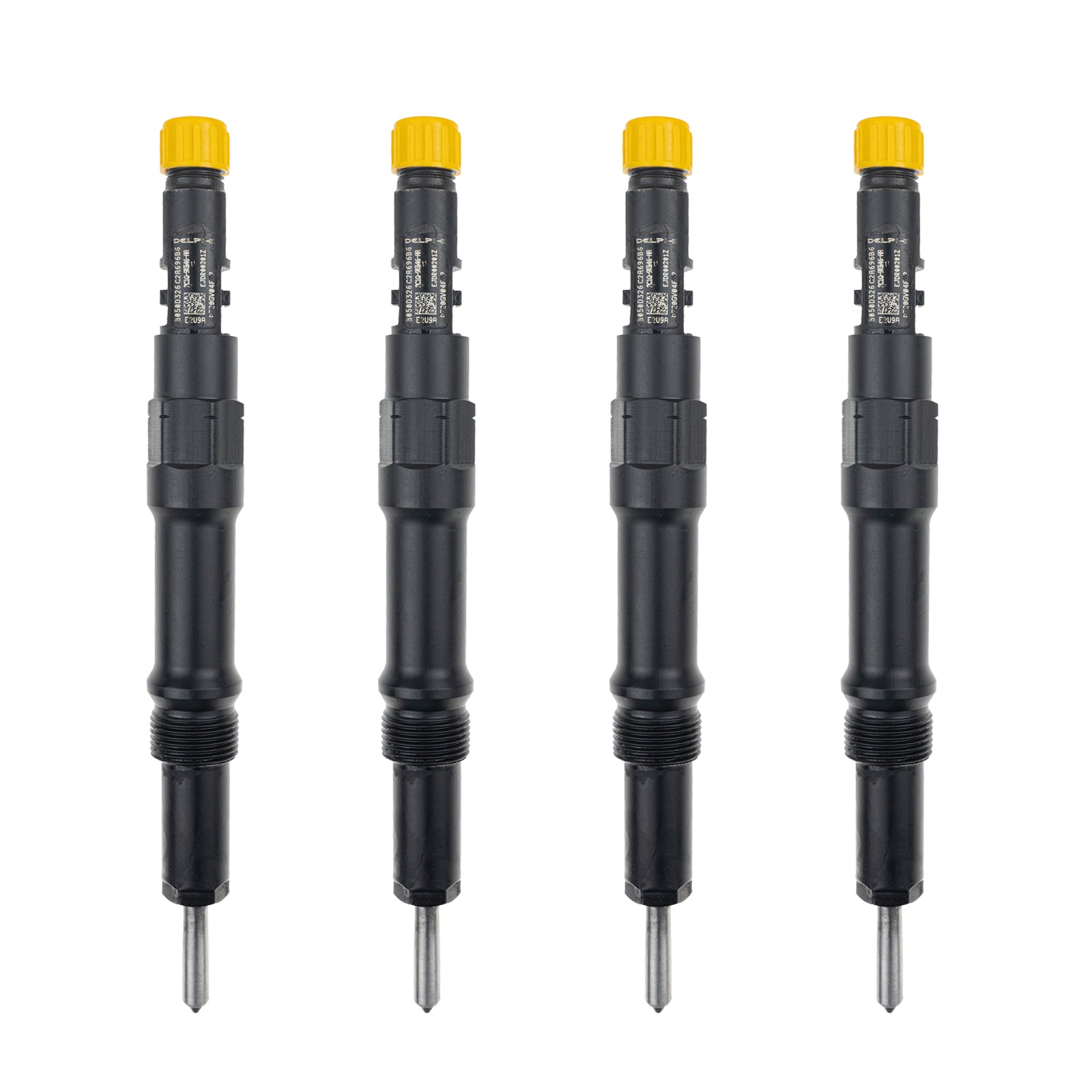 X4 Delphi 2C1Q9K546BA EJDR00201Z  |2.0 TDCi| Ford Fuel Injector