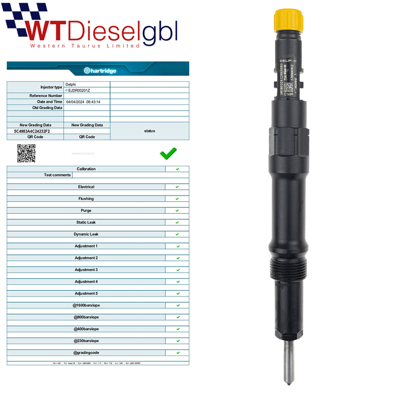 Delphi 2C1Q9K546BA EJDR00201Z  |2.0 TDCi| Ford Fuel Injector