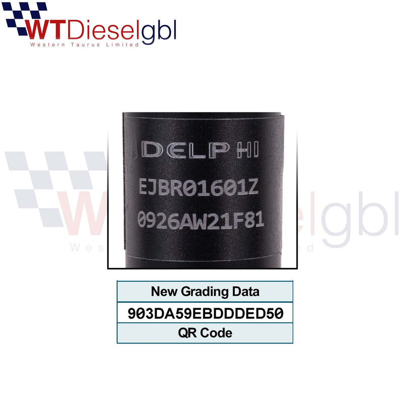 EJBR02201Z DELPHI INJECTEUR DIESEL DE CARBURANT FORD FOCUS TRANSIT CONNECT 1.8 TDCI