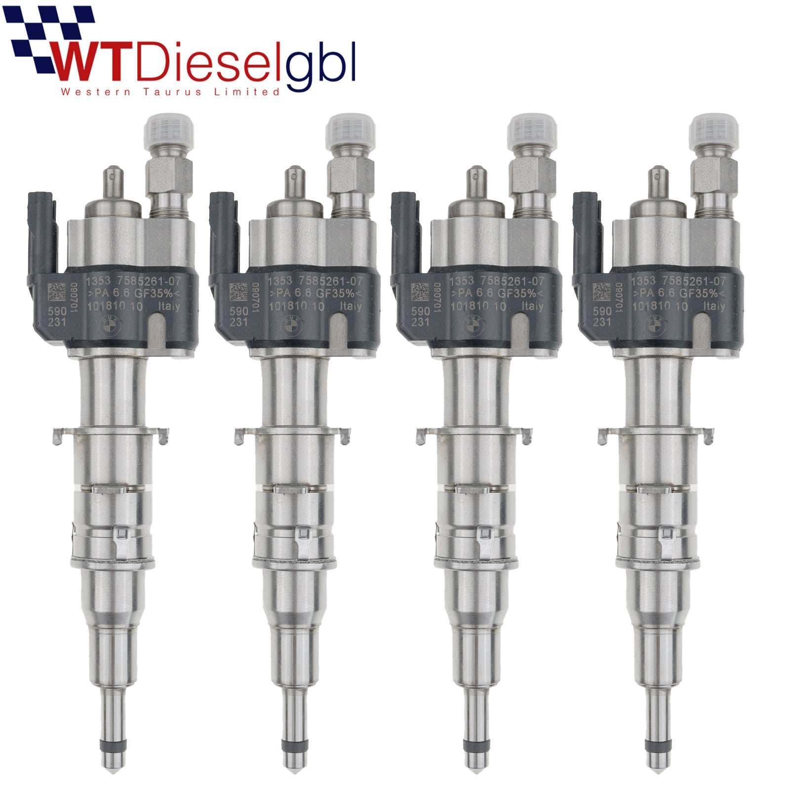 X4 BMW 13537585261-07 13537565138 |2.0/3.0L| E81 E87 E90 5 E60 Injector