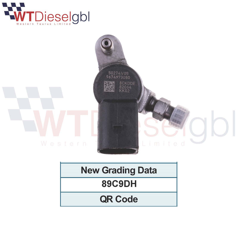 Bosch 9674973080 9HR | 1.6 HDi | Citroen Ford Volvo Fuel Injector