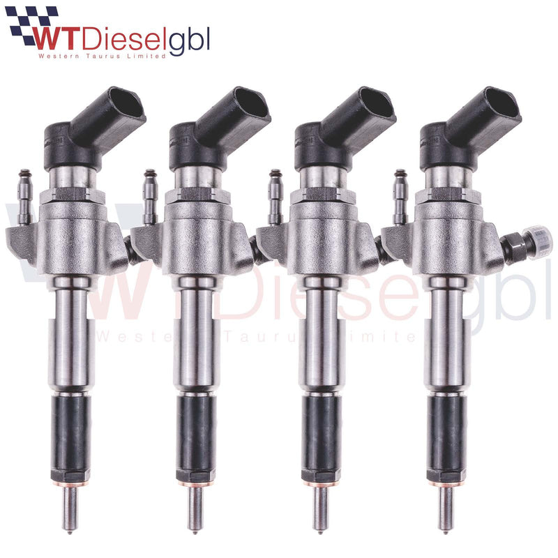 X4 Bosch 9674973080 9HR | 1.6 HDi | Citroen Ford Volvo Fuel Injector