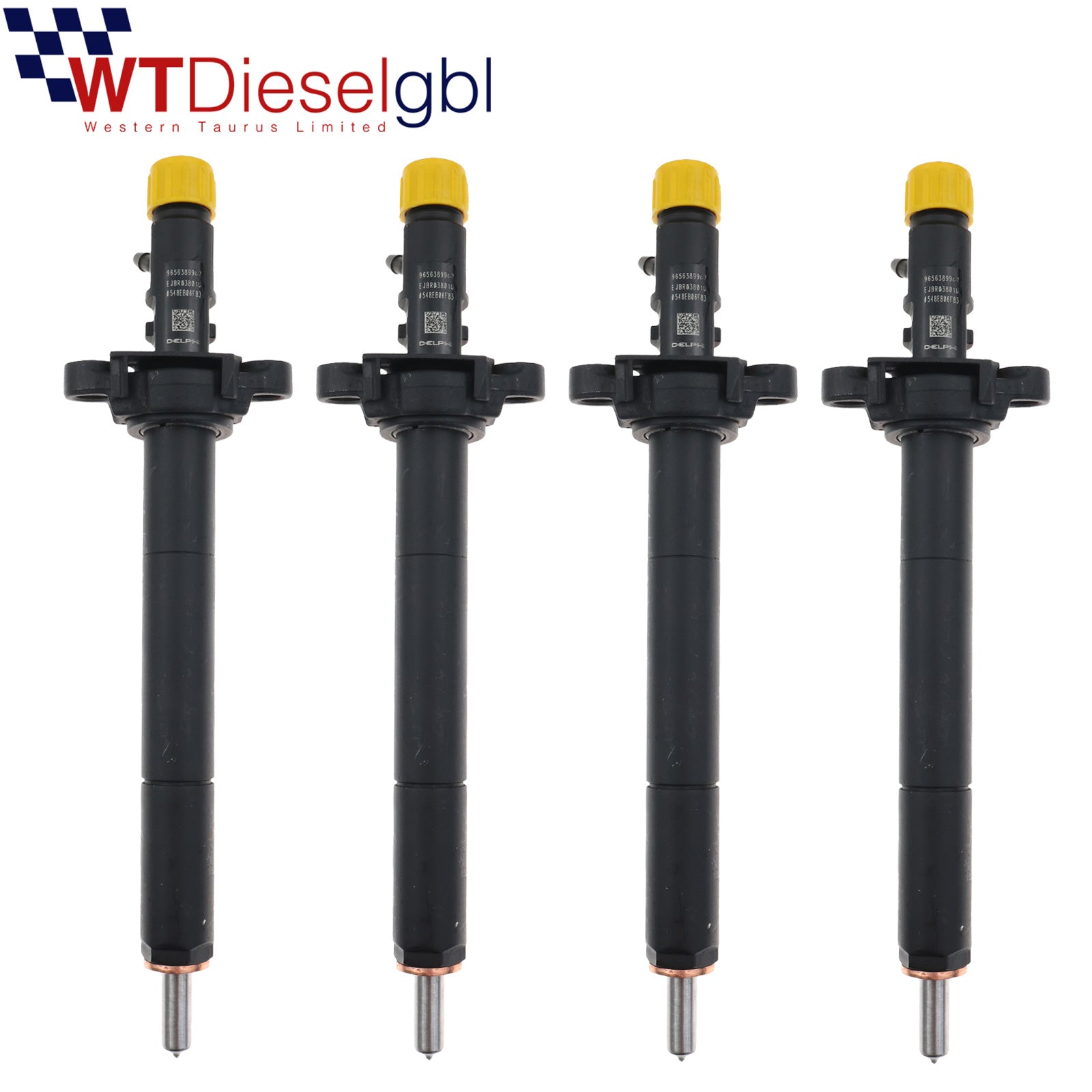 X4 Bosch EJBR03801D 9656389980 | 2.0 HDi | Citroen Peugeot Fuel Injector
