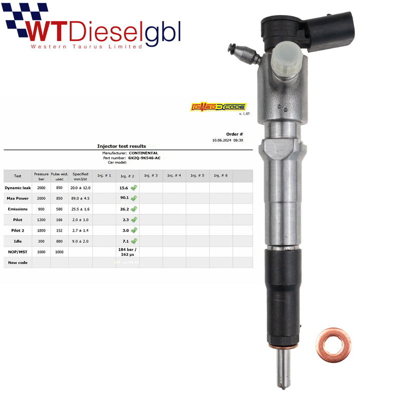 Siemens GK2Q-9K546-AC | Ford Focus Galaxy Mondeo S-Max Injector