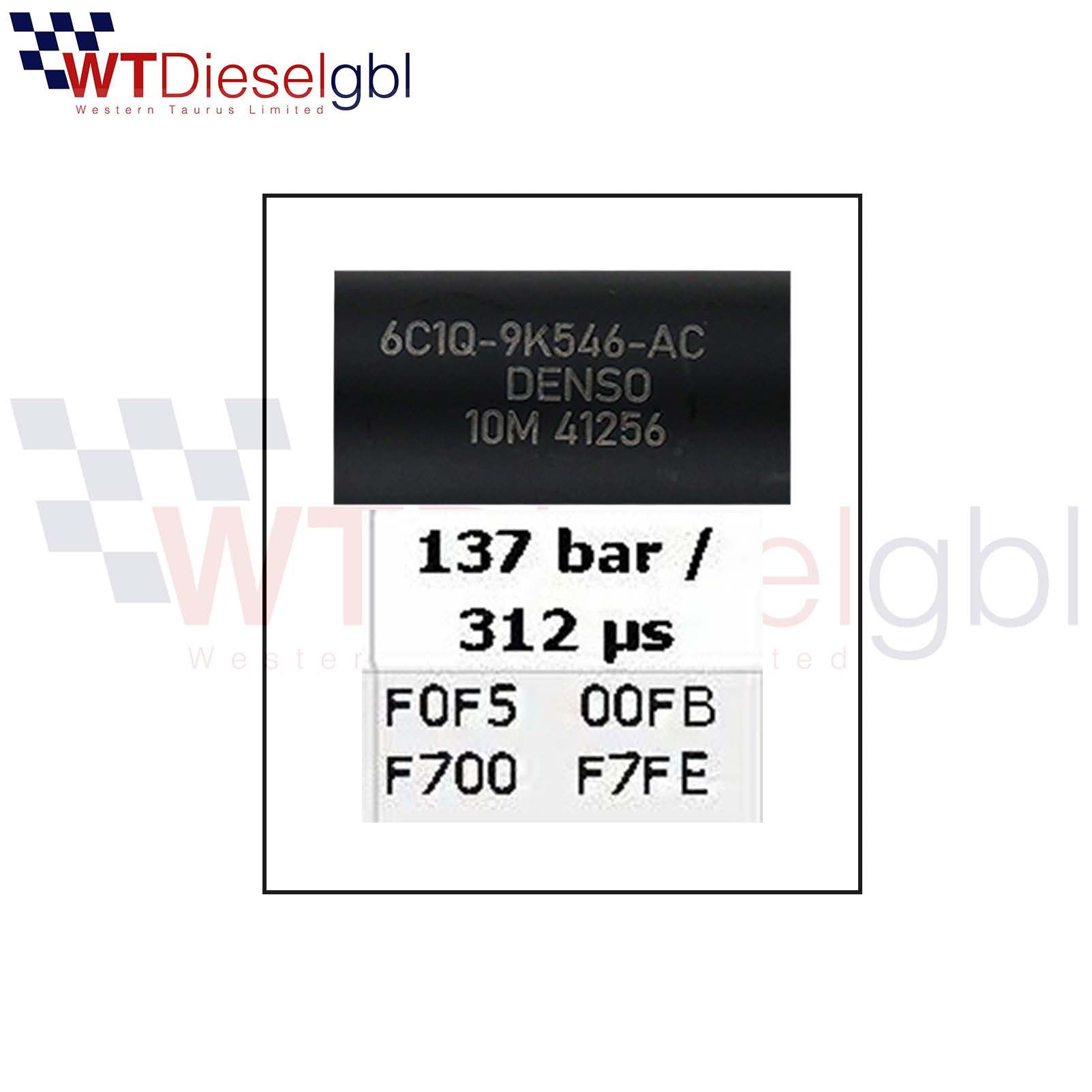 X4 Denso 6C1Q-9K546-AC |2.2 HDi| Citroen Ford Peugeot Fiat Injector