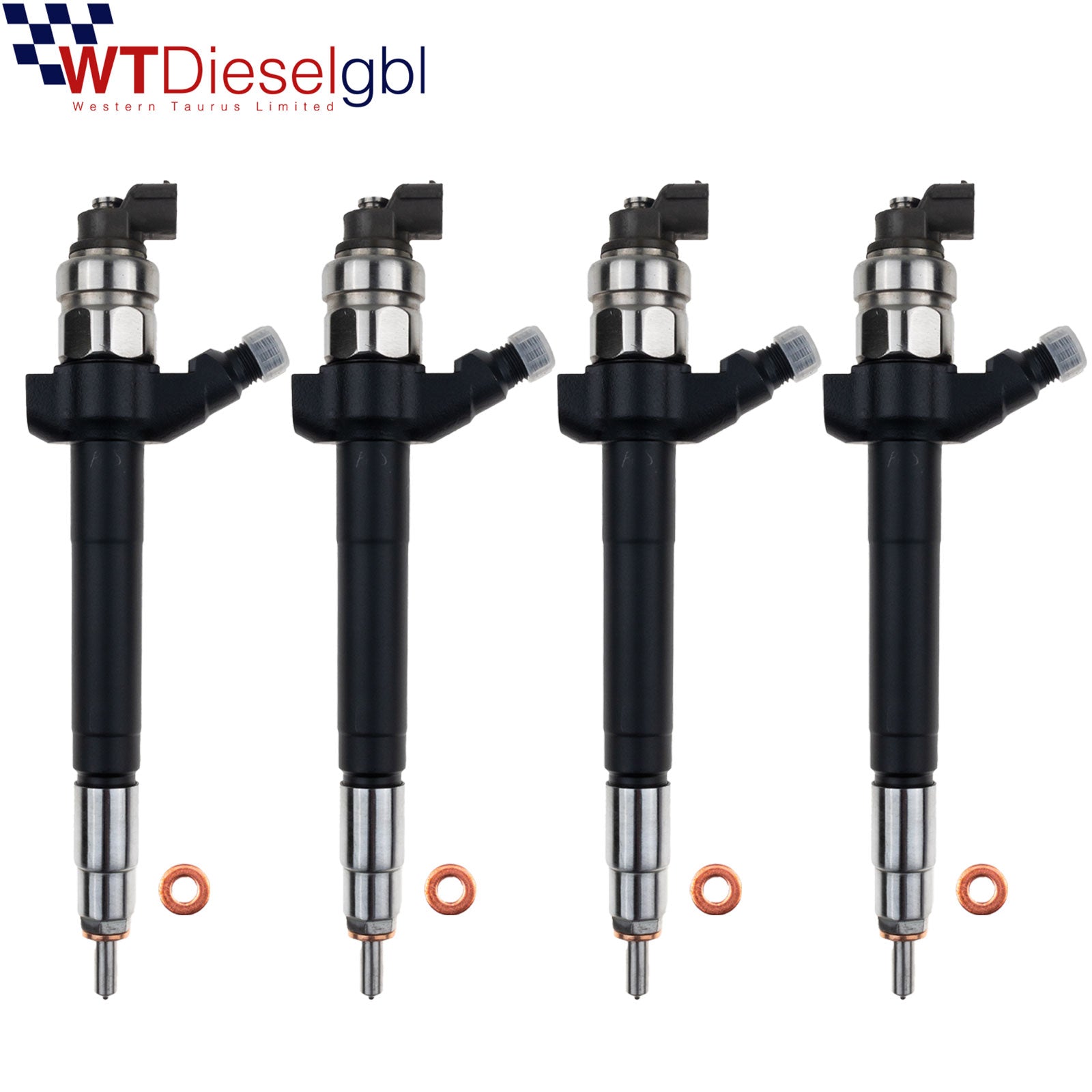 X4 Denso 6C1Q9K546AB 0950005800 |2.2 HDi| Citroen Ford Peugeot Fiat Injector