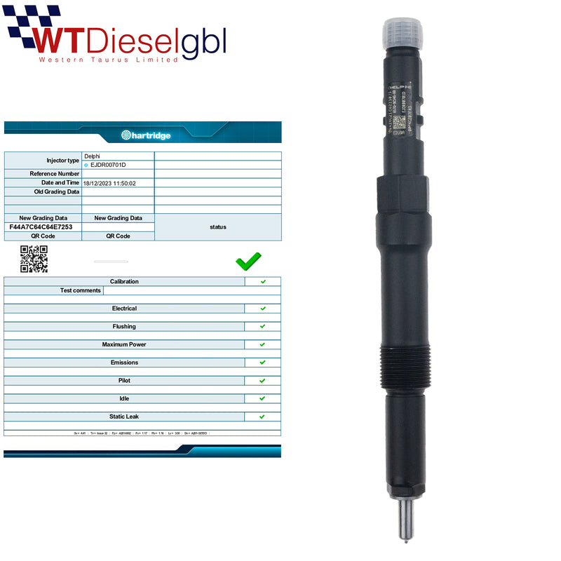 Delphi EJDR00701D 6S7Q9K546AA |2.2 TDCi| Ford Jaguar Fuel Injector