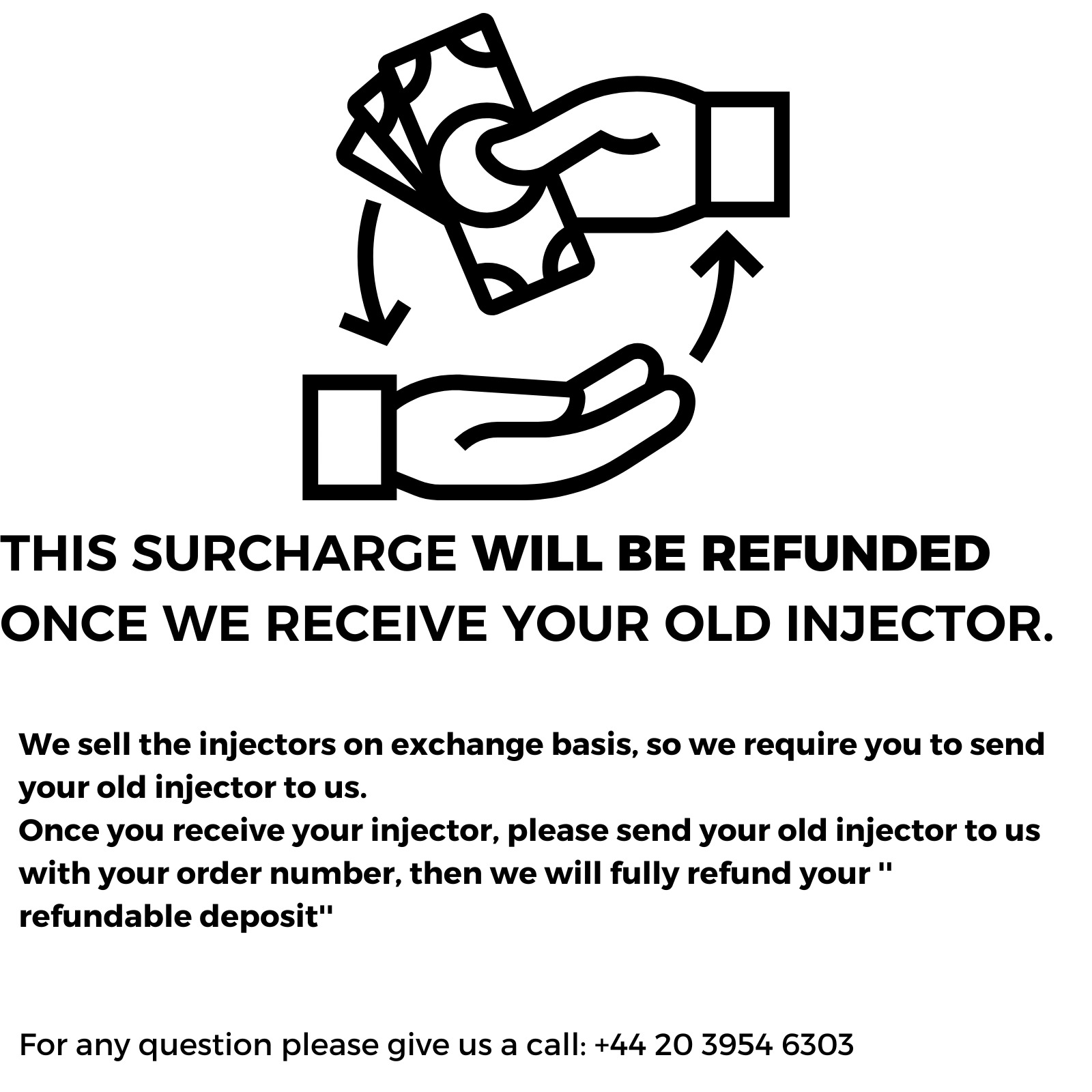 X5 REFUNDABLE DEPOSIT