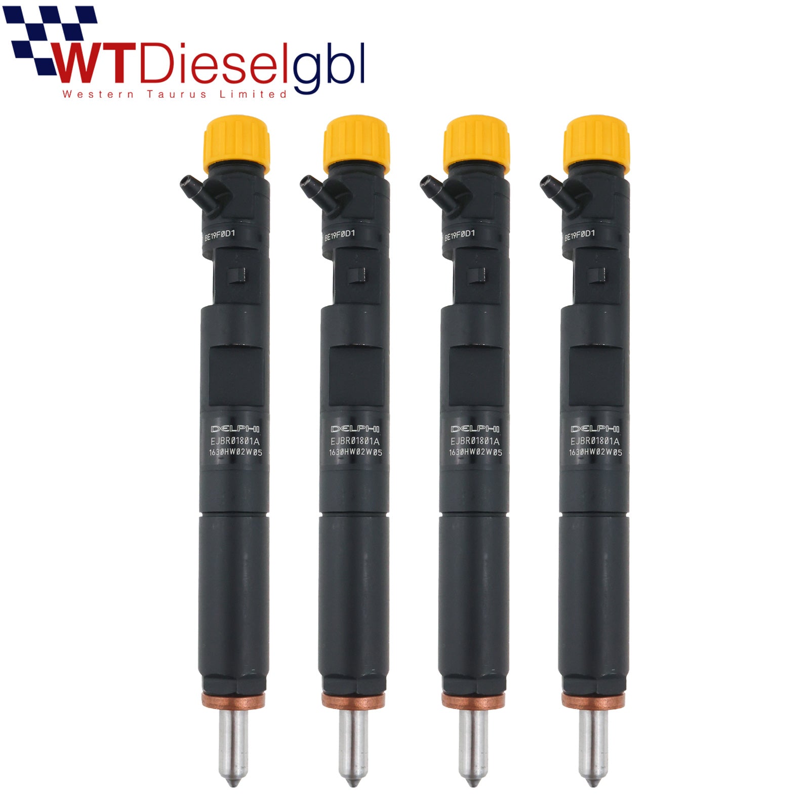 X4 Delphi EJBR01801A 166009384R | Renault Clio Scenic Micra Injector