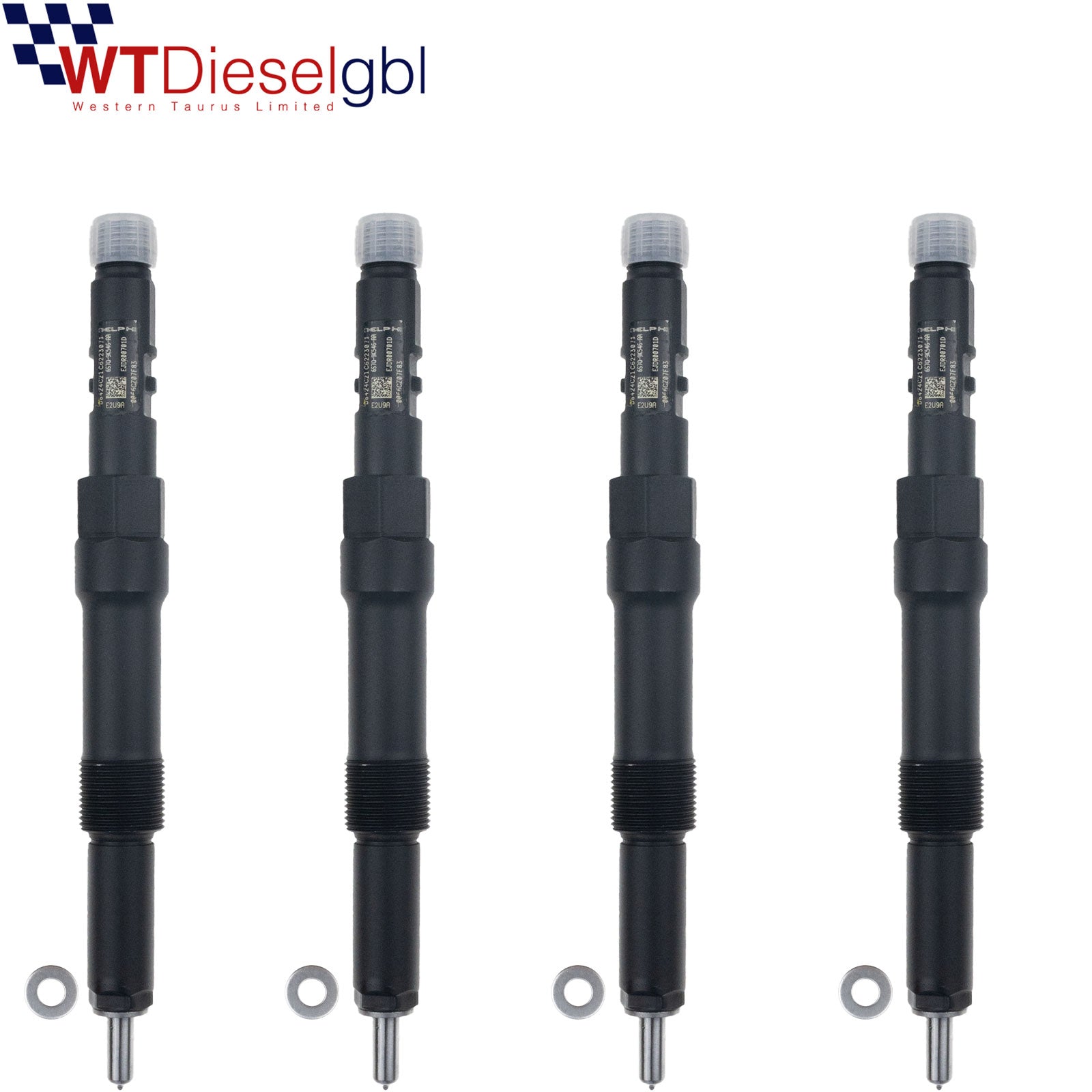 X4 Delphi EJDR00701D 6S7Q9K546AA |2.2 TDCi| Ford Jaguar Fuel Injector